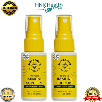 #ad Beekeeper#x27;s Naturals Propolis Throat Spray by Beekeeper’s Naturals – Pack of 2 $19.50