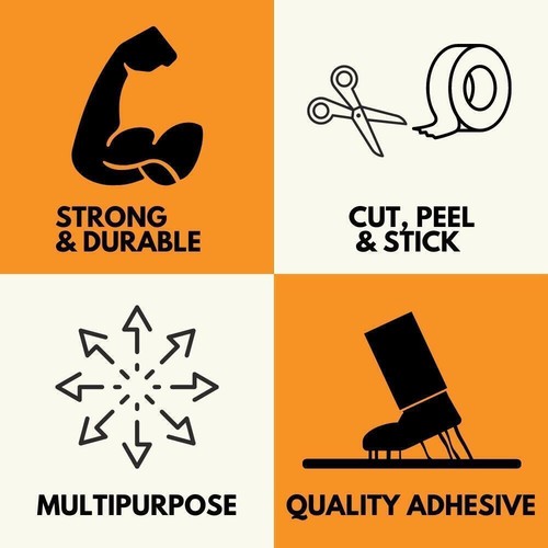 General Purpose Heavy Duty 4.3 Mil Masking Tape - 1" x 60 Yards - 9 Rolls - Picture 5 of 6