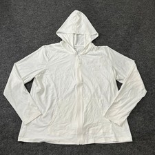 LANDS' END SunShade Hooded Full Zip Rash Guard Women's Size XL