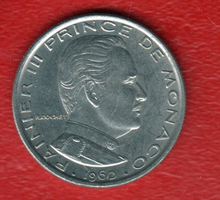 MONACO UN FRANCS 1960