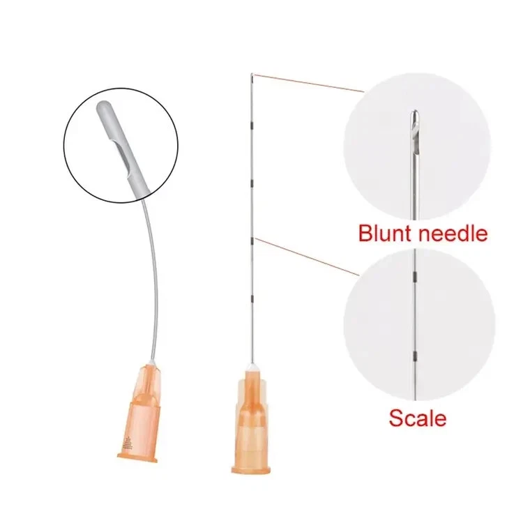 10/20/50Pcs Various Size Micro Blunt-Tip Puncture Cannula for Fillers 18~30G image 11