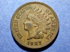 1907 Indian Cent  XF