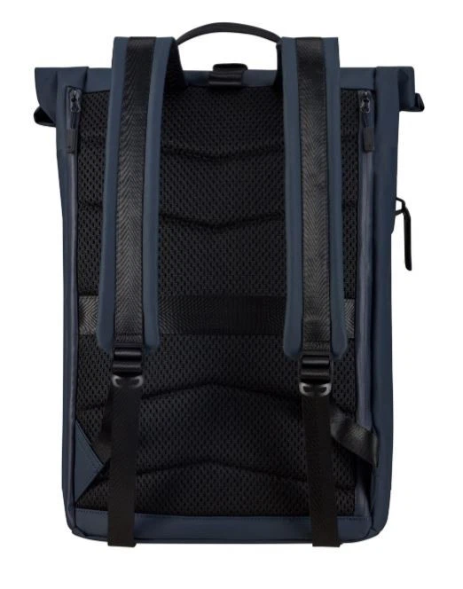 Samsonite Laptoprucksack COATIFY BIZ ROLLTOP BACKPACK 15.6" blau City Rucksack - Bild 2 von 4