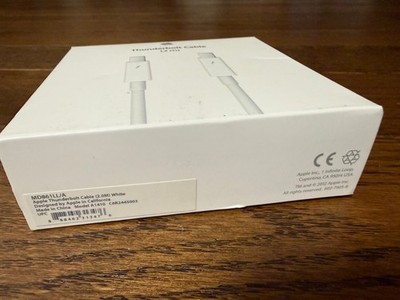 Genuine Apple 2m Thunderbolt Cable, White - MD861LLA - New Sealed - FS