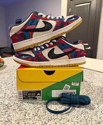 Nike x Parra SB Dunk Low Pro Abstract Art Size 10.5