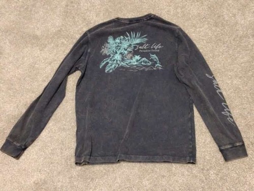 Salt Life Men’s Medium Long Sleeve Shirt - NWT - Picture 11 of 14