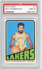 1972 Topps Wilt Chamberlain #1 PSA 9