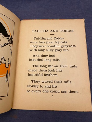 1930 Whitman TABITHA AND TOBIAS M Genevieve Silvester Children's Book Vintage - Imagen 7 de 9