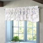 Pastoral Floral Embroidered Cafe Kitchen Window Curtain Valance 60"Wx19"L 1Panel