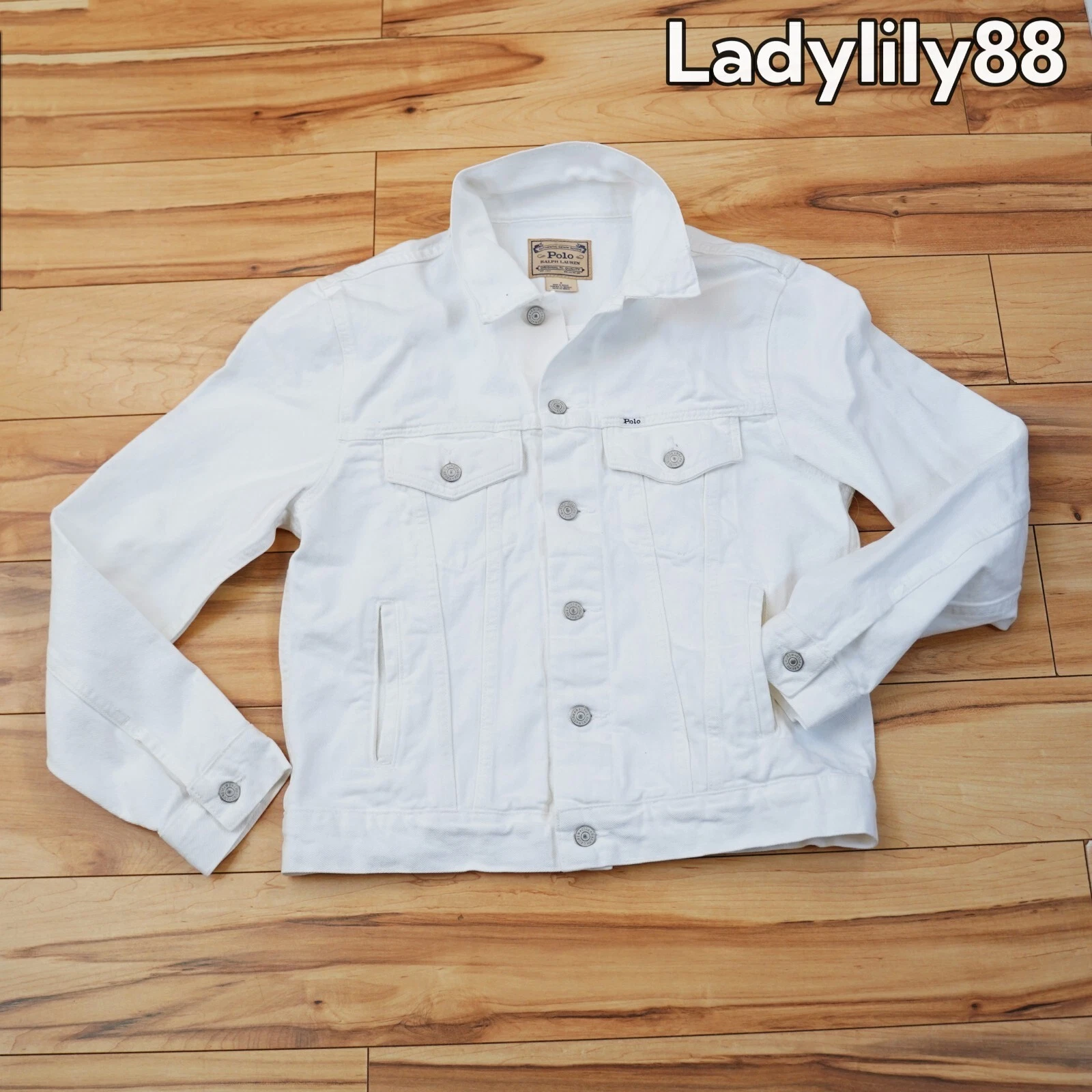 NWT Polo Ralph Lauren Mens Distressed Denim Trucker Jacket White/Black $198
Opens in a new window or