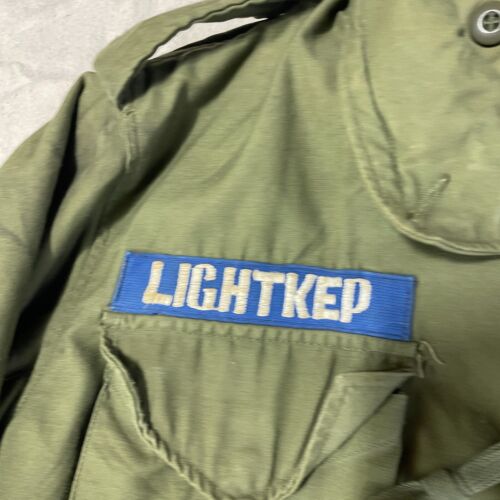 Vintage M-65 Field Jacket Coat Cold Weather OG-107 70s Air Force Military Green - Picture 5 of 21