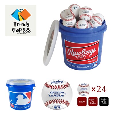 Rawlings GAME USE Baseballs 24 Count Youth 12U Practice All Sports Outlet
