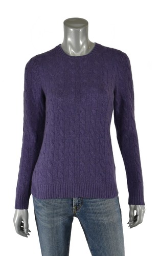 Cable Knit Cashmere Sweater 