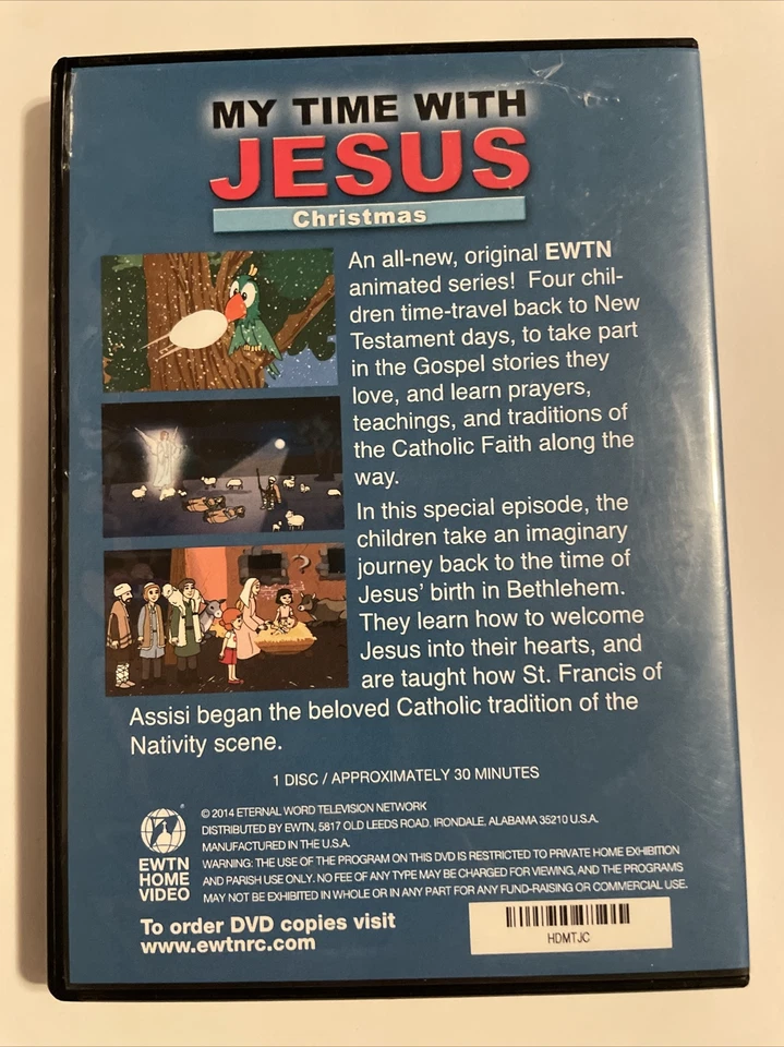 My Time With Jesus Christmas DVD EWTN Faith Factory - Image 2 of 2