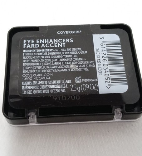 Covergirl Eye Enhancers Glitzy Gold #429 Makeup New Women's - Picture 2 of 3
