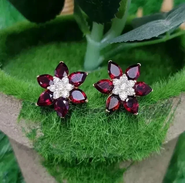 2Ct Lab Created Round Diamond Women's Wedding Stud Earring 14K White Gold Plated - Image 3 of 4