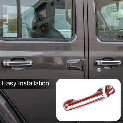 Light Blue Door Handle Bowl Cover Trim For Jeep Wrangler JK JKU 2011-2017 4 Door | UK - View #3