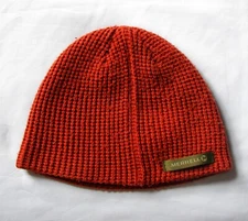 Unisex Merrell Orange Tight Knit Winter Cap Skully Beanie Hat One Size