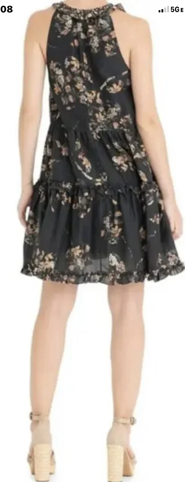 UNDERCOVER Mini abito Super Natural by SECRET MISSION Città del Capo Isabel floreale a più livelli grande