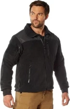 * ROTHCO * ' SPEC OPS TACTICAL FLEECE JACKET ' MENS ' LARGE ' BLACK