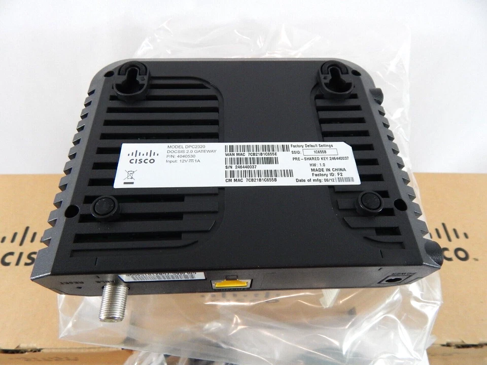 CISCO- DPC2320 CABLE MODEM WIRELESS ROUTER - 2.0 GATEWAY ETHERNET BOX OF 10 NEW - Image 4 of 4