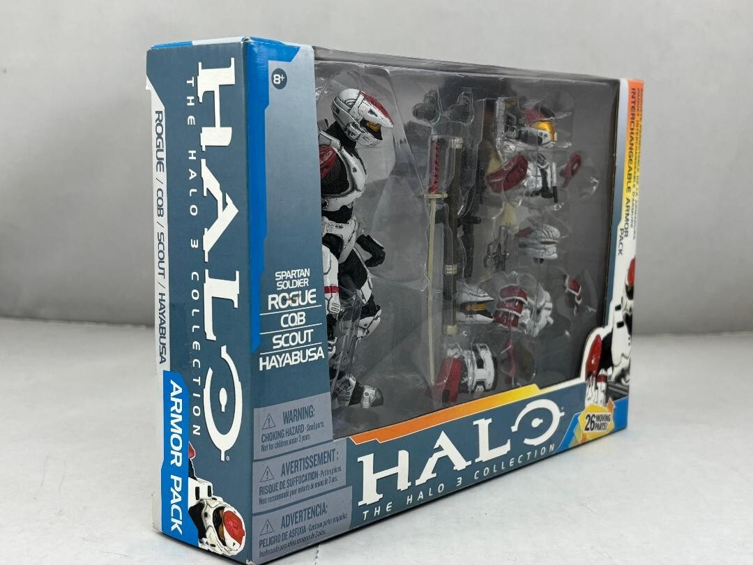 HALO 3 スパルタンソルジャー ローグ フィギュア Halo 3 Game White Rogue Hayabusa Scout CQB Spartan Figure