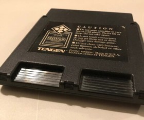 Super Sprint Tengen unlicensed black NES (Nintendo Entertainment System, 1989)