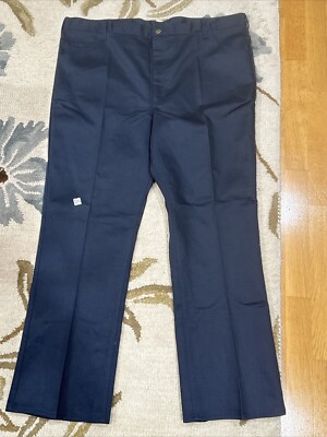 LEE RIDERS Boot Cut Flare PREST Blue Pants 45 or 46x32 TALON Zipper DEADSTOCK