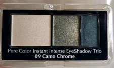 ESTEE LAUDER Pure Color Instant Intense EyeShadow Trio 09 CAMO CHROME full tray