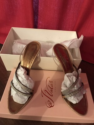 bronze sandals for wedding