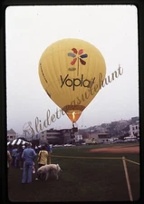Yoplait Yogurt Hot Air Balloon Bicycle Race 1981 Los Angeles 35mm Slide 1980s