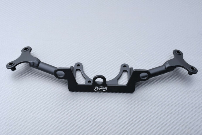 Support carénage supérieur ZX10R pour montage de polys de piste 2014-2015
