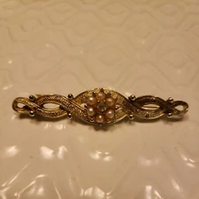 Mid Century circa 1965 EMMONS Gibson Girl #1760 BAR PIN 