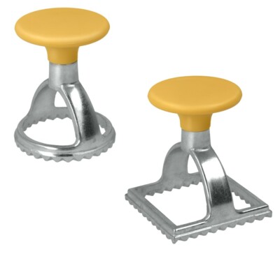 RAVIOLIAUSSTECHER METALTEX  RAVIOLI STEMPEL Ausstecher Keks Gebäck Nudeln