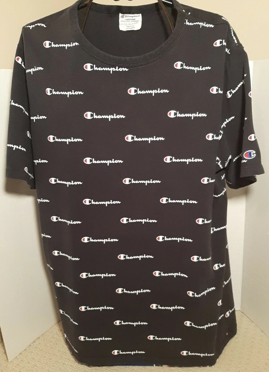 Lang Bisschop Inconsistent Vintage Champion Mens T-Shirt Heritage Athletic Apparel Logo SS Size XL | eBay Lang Bisschop Inconsistent Vintage Champion Mens T-Shirt Heritage Athletic Apparel Logo SS Size XL | eBay