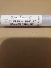 DRILL FORCE SDS PLUS 3/16"X7" HAMMER DRILL BIT