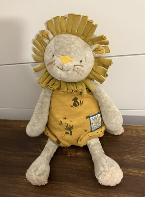 Paprika The Lion Plush Baby Toy Moulin Roty Sous Mon Baobab Security Lovey WORKS