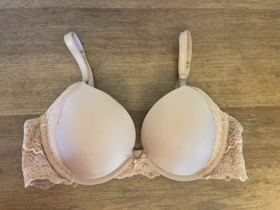 Victoria's Secret Praline Beige 32B Dream Angels Push Up Padded Bra VS