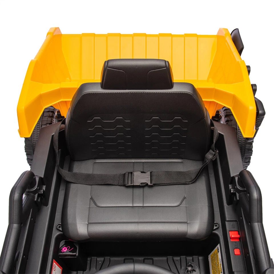 Camión de volteo 12V para niños con control remoto 1,24-3,11 MPH juguete para niños de 3 a 5 años Foto 3 de 4