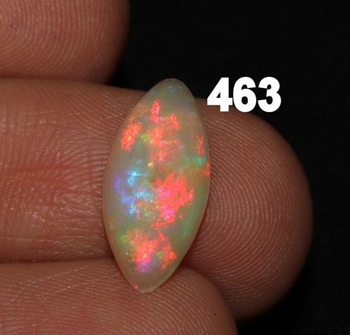 Natural Ethiopia opal gemstone multi fire opal cabochon loose gemstone welo opal - Picture 3 of 37