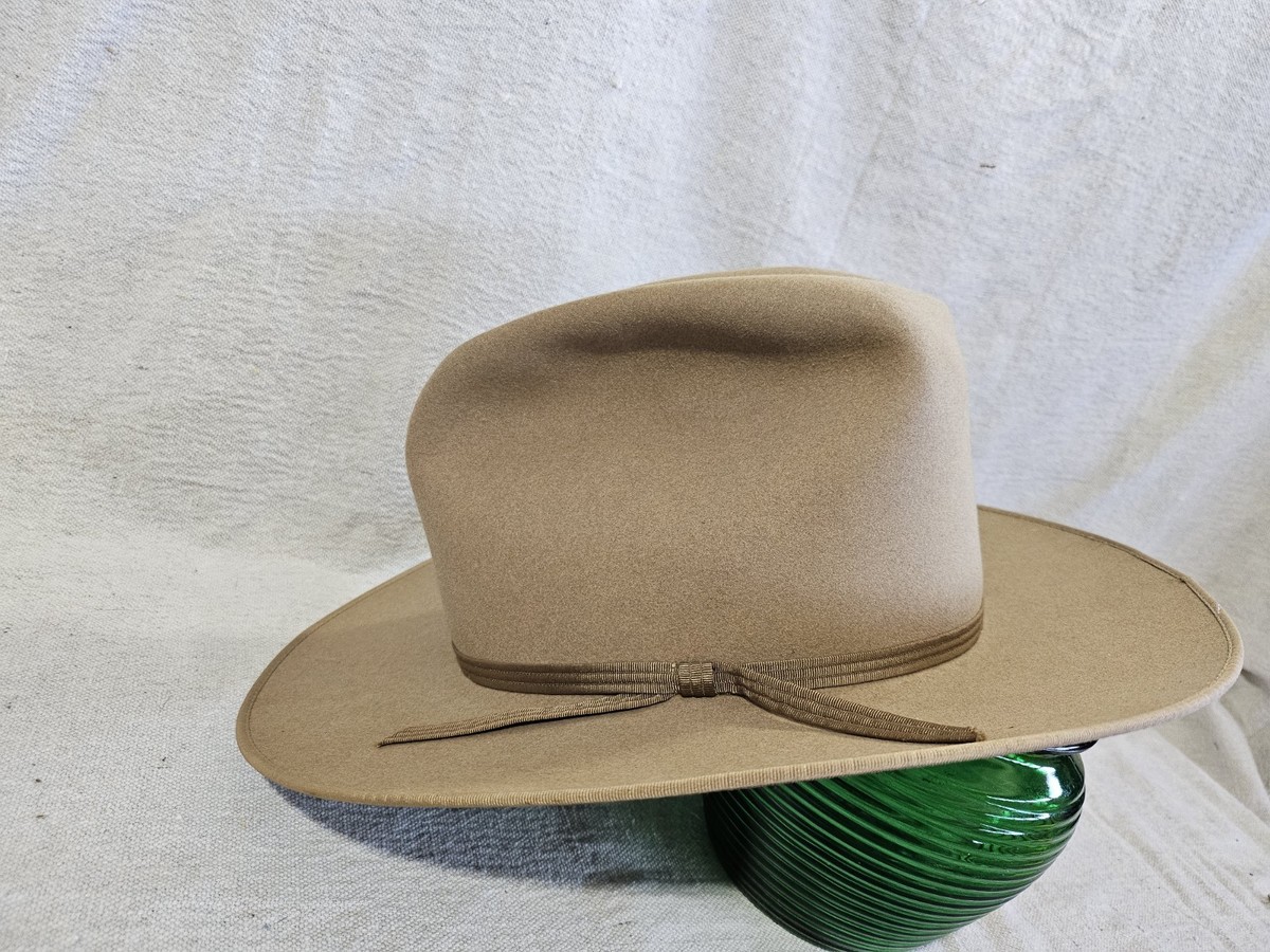 帽子 50s Vintage STETSON Stetsonian 1/4 58cm Vintage 1950's Stetson Nutria Quality 