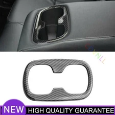 For Toyota Corolla 2019-2022 Carbon Fiber Inner Rear Water Cup Frame Cover Trim