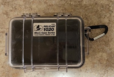 PELICAN 1020 Micro Case Clear Top Waterproof Crushproof Dustproof Drop-proof