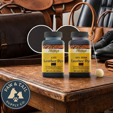 Fiebings Alcohol-Based Leather Dye 4oz Black/Brown With Applicator