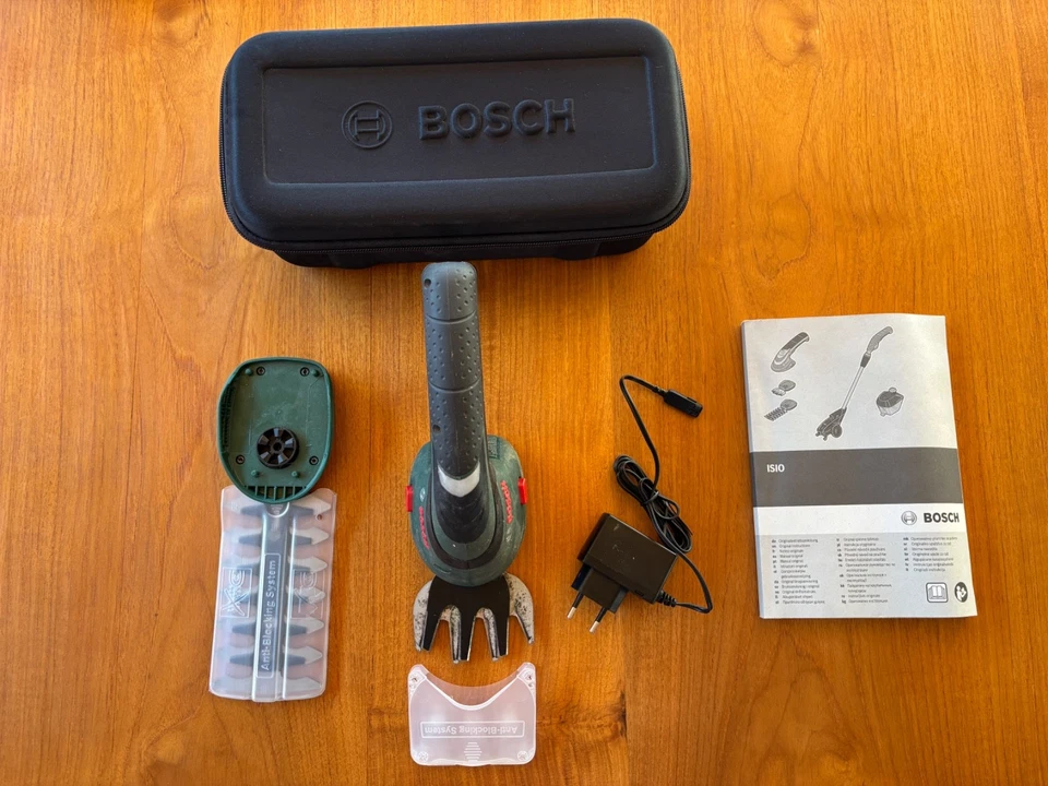 Bosch ISIO Akku Strauch- & Grasschere Set 3,6V Modell 2609006408/ Akku/Ladegerät - Bild 2 von 4