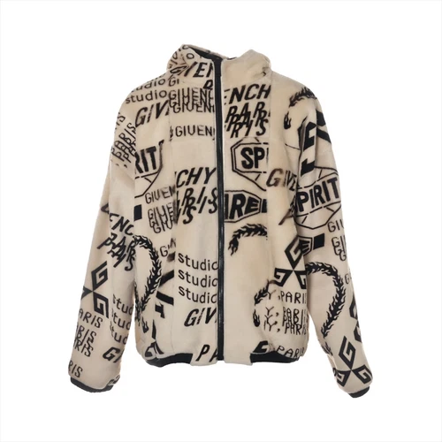 Givenchy Lam Giacca 50 Uomo Nero x Avorio BM00HD60QL Reversibile