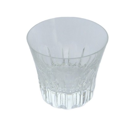 Baccarat Etna Rock Glasses Crystal Tableware Logo Clear Used