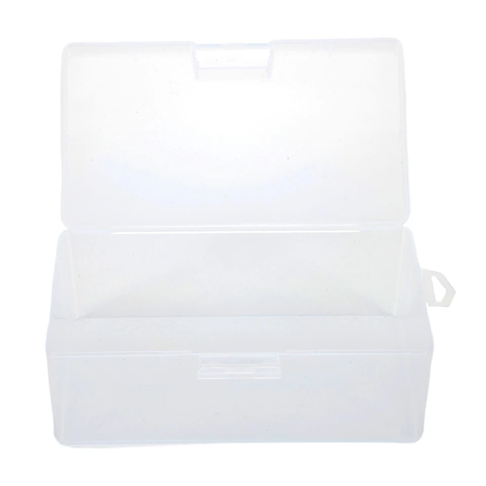 1Pcs Plastica Trasparente con Coperchio Contenitore Scatola Collezione Case - Immagine 4 di 4