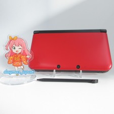   Near Mint  Nintendo 3DS LL XL Red x Black Console ONLY Japanese Edition DEN1028