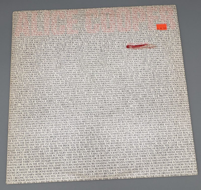 Alice Cooper Zipper Catches Skin Vinyl LP 1982 Warner Bros Original Record